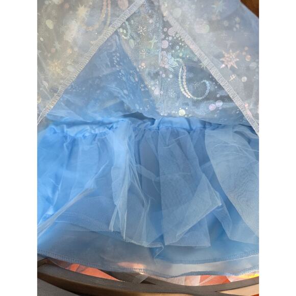 Disney Kids' Cinderella Deluxe Costume Dress Light Blue 7-8 - Picture 5 of 8